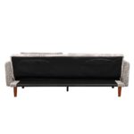 COTTLE ΚΑΝΑΠΕΣ ΚΡΕΒΑΤΙ 3ΘΕΣΙΟΣ ΓΚΡΙ ΑΝΟΙΧΤΟ 213x79x73 70-0425 - Image 5