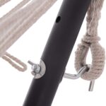 ΑΙΩΡΑ CRAVE HM6304.02 ΑΝΘΡΑΚΙ ΜΕΤΑΛΛΙΚΟΣ ΣΚΕΛΕΤΟΣ--ΜΠΕΖ ΥΦΑΣΜΑ 265x93x105Υεκ - Image 6