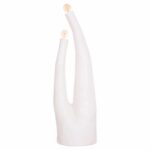 ΔΙΑΚΟΣΜΗΤΙΚΟ ΦΩΤΙΣΤΙΚΟ ΔΑΠΕΔΟΥ TUSKEN HM4702.02 FIBER CEMENT-ΛΕΥΚΟ 50x43x145Υεκ - Image 3