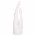 ΔΙΑΚΟΣΜΗΤΙΚΟ ΦΩΤΙΣΤΙΚΟ ΔΑΠΕΔΟΥ TUSKEN HM4702.02 FIBER CEMENT-ΛΕΥΚΟ 50x43x145Υεκ - Image 5