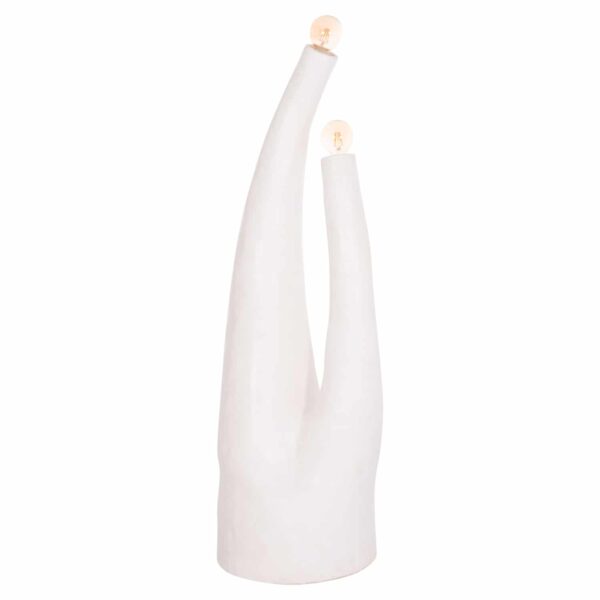 ΔΙΑΚΟΣΜΗΤΙΚΟ ΦΩΤΙΣΤΙΚΟ ΔΑΠΕΔΟΥ TUSKEN HM4702.02 FIBER CEMENT-ΛΕΥΚΟ 50x43x145Υεκ - Image 5