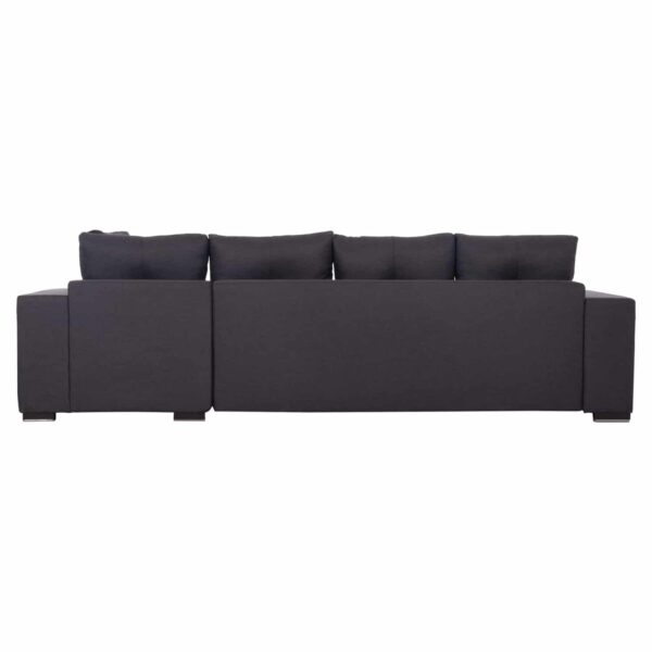 ΓΩΝΙΑΚΟΣ ΚΑΝΑΠΕΣ-ΚΡΕΒΑΤΙ ΜΕ ΑΠΟΘ.ΧΩΡΟ TRENDSTON HM3302.01R ΓΚΡΙ ΥΦΑΣΜΑ 298x177x95Υεκ - Image 6