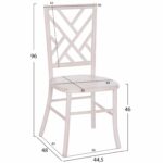 ΚΑΡΕΚΛΑ ΑΠΟ ΞΥΛΟ ΤΟΟΝ WHITE WASH 44.5x48x96Υεκ.HM9410.05 - Image 2