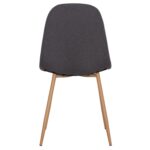 ΚΑΡΕΚΛΑ LEONARDO HM00100.10  ΜΕ ΜΕΤΑΛΛΙΚΑ ΠΟΔΙΑ & ΥΦΑΣΜΑ ΓΚΡΙ  45x51.5x85Υεκ. - Image 6