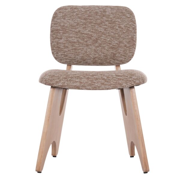 ΚΑΡΕΚΛΑ ΤΡΑΠΕΖΑΡΙΑΣ BELLISI HM18248.01 ΚΑΦΕ ΥΦΑΣΜΑ-PLYWOOD ΧΡΩΜΑ ΔΡΥΟΣ 53x56x78Υεκ. - Image 3