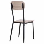 ΚΑΡΕΚΛΑ ΤΡΑΠΕΖΑΡΙΑΣ PAGET HM8373.01 SONAMA ΜΕ ΜΑΥΡΑ ΠΟΔΙΑ 40x49x87.5Y - Image 6