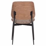 ΚΑΡΕΚΛΑ ΤΡΑΠΕΖΑΡΙΑΣ CONTI HM9983.02 ΜΑΥΡΟ ΜΕΤΑΛΛΟ--ΚΑΦΕ ΥΦΑΣΜΑ 49x56x82Υεκ. - Image 6