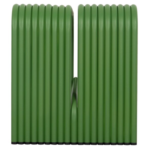 ΠΑΓΚΑΚΙ 2-ΘΕΣΙΟ ΣΕΙΡΑ INTREPID HM6327.07 ΑΛΟΥΜΙΝΙΟ ΣΕ ΠΡΑΣΙΝΟ ΧΡΩΜΑ 109,5x37x42Υ - Image 4