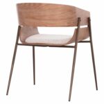 ΠΟΛΥΘΡΟΝΑ KRILL HM18254.01 PLYWOOD ΣΕ WHITEWASH--ΜΕΤΑΛΛΟ ΣΕ ΧΑΛΚΙΝΟ 55,5x55x72Υεκ. - Image 5