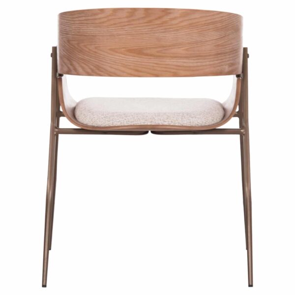 ΠΟΛΥΘΡΟΝΑ KRILL HM18254.01 PLYWOOD ΣΕ WHITEWASH--ΜΕΤΑΛΛΟ ΣΕ ΧΑΛΚΙΝΟ 55,5x55x72Υεκ. - Image 6