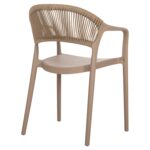 ΠΟΛΥΘΡΟΝΑ ΠΟΛΥΠΡΟΠΥΛΕΝΙΟΥ EVA HM6155.03 ΚΑΠΟΥΤΣΙΝΟ ΜΕ ΜΠΕΖ ΣΧΟΙΝΙ 56,5x53x80Υεκ. - Image 5