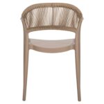 ΠΟΛΥΘΡΟΝΑ ΠΟΛΥΠΡΟΠΥΛΕΝΙΟΥ EVA HM6155.03 ΚΑΠΟΥΤΣΙΝΟ ΜΕ ΜΠΕΖ ΣΧΟΙΝΙ 56,5x53x80Υεκ. - Image 6