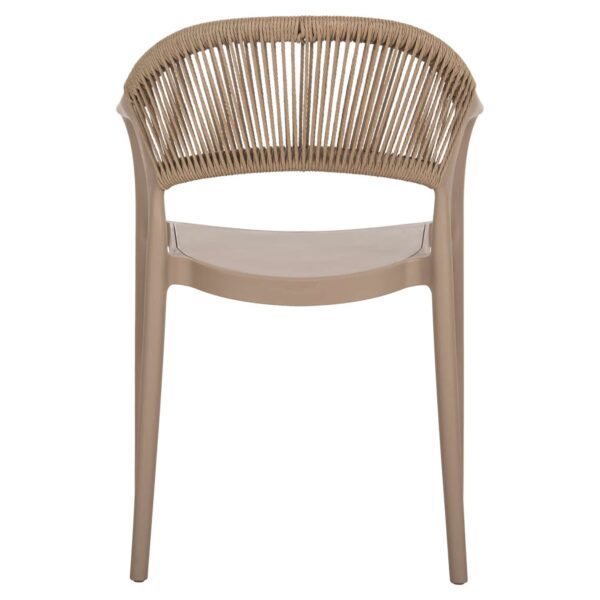 ΠΟΛΥΘΡΟΝΑ ΠΟΛΥΠΡΟΠΥΛΕΝΙΟΥ EVA HM6155.03 ΚΑΠΟΥΤΣΙΝΟ ΜΕ ΜΠΕΖ ΣΧΟΙΝΙ 56,5x53x80Υεκ. - Image 6