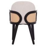 ΠΟΛΥΘΡΟΝΑ ΤΡΑΠΕΖΑΡΙΑΣ BECKER HM18246.02 PLYWOOD ΜΑΥΡΟ--ΕΚΡΟΥ ΥΦΑΣΜΑ 54x62x79Υεκ. - Image 6