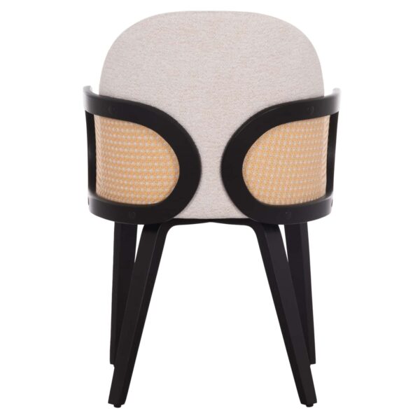 ΠΟΛΥΘΡΟΝΑ ΤΡΑΠΕΖΑΡΙΑΣ BECKER HM18246.02 PLYWOOD ΜΑΥΡΟ--ΕΚΡΟΥ ΥΦΑΣΜΑ 54x62x79Υεκ. - Image 6