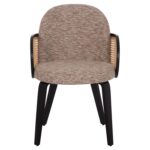 ΠΟΛΥΘΡΟΝΑ ΤΡΑΠΕΖΑΡΙΑΣ BECKER HM18246.03 PLYWOOD ΜΑΥΡΟ--ΚΑΦΕ ΥΦΑΣΜΑ 54x62x79Υεκ. - Image 3