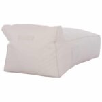 ΠΟΥΦ ΞΑΠΛΩΣΤΡΑ WADELIN HM5774.11 ΜΕ TEXTILINE ΛΕΥΚΟ 190x80x40-60Υ εκ. - Image 4