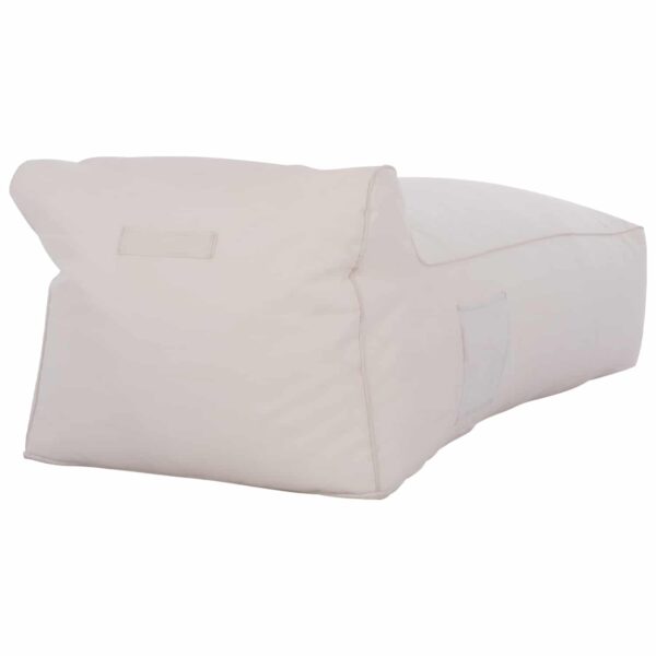 ΠΟΥΦ ΞΑΠΛΩΣΤΡΑ WADELIN HM5774.11 ΜΕ TEXTILINE ΛΕΥΚΟ 190x80x40-60Υ εκ. - Image 4