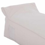 ΠΟΥΦ ΞΑΠΛΩΣΤΡΑ WADELIN HM5774.11 ΜΕ TEXTILINE ΛΕΥΚΟ 190x80x40-60Υ εκ. - Image 5