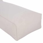 ΠΟΥΦ ΞΑΠΛΩΣΤΡΑ WADELIN HM5774.11 ΜΕ TEXTILINE ΛΕΥΚΟ 190x80x40-60Υ εκ. - Image 6