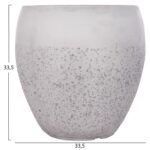 ΣΕΤ 3ΤΜΧ ΓΛΑΣΤΡΕΣ ΣΕΙΡΑ GARDENER HM4718 FIBERCLAY ΛΕΥΚΟ Φ55x54Υεκ - Image 5