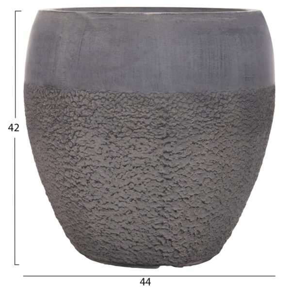 ΣΕΤ 3ΤΜΧ ΓΛΑΣΤΡΕΣ ΣΕΙΡΑ GARDENER HM4725 FIBERCLAY-ΣΕ ΣΚΟΥΡΟ CEMENT ΧΡΩΜΑ Φ55x54Υεκ - Image 4