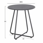 ΣΕΤ LOUNGE 3TMX ΕΞ.ΧΩΡΟΥ PONY HM21193 ΜΕΤΑΛΛΟ ΣΕ ΓΚΡΙ--ΣΥΝΘ.RATTAN ΣΕ ΛΕΥΚΟ-ΜΑΥΡΟ - Image 2