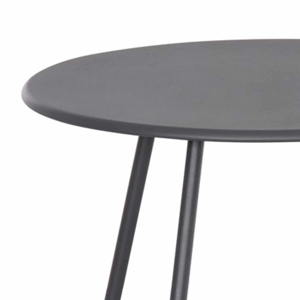 ΣΕΤ LOUNGE 3TMX ΕΞ.ΧΩΡΟΥ PONY HM21193 ΜΕΤΑΛΛΟ ΣΕ ΓΚΡΙ--ΣΥΝΘ.RATTAN ΣΕ ΛΕΥΚΟ-ΜΑΥΡΟ - Image 4