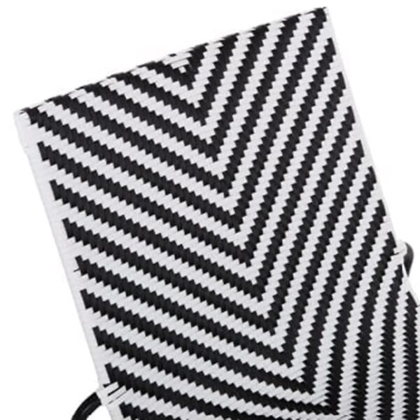 ΣΕΤ LOUNGE 3TMX ΕΞ.ΧΩΡΟΥ PONY HM21193 ΜΕΤΑΛΛΟ ΣΕ ΓΚΡΙ--ΣΥΝΘ.RATTAN ΣΕ ΛΕΥΚΟ-ΜΑΥΡΟ - Image 6