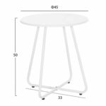 ΣΕΤ LOUNGE 3TMX ΕΞ.ΧΩΡΟΥ PONY HM21193.02 ΜΕΤΑΛΛΟ ΚΑΙ ΣΥΝΘ.RATTAN ΣΕ ΛΕΥΚΟ-ΜΑΥΡΟ - Image 2