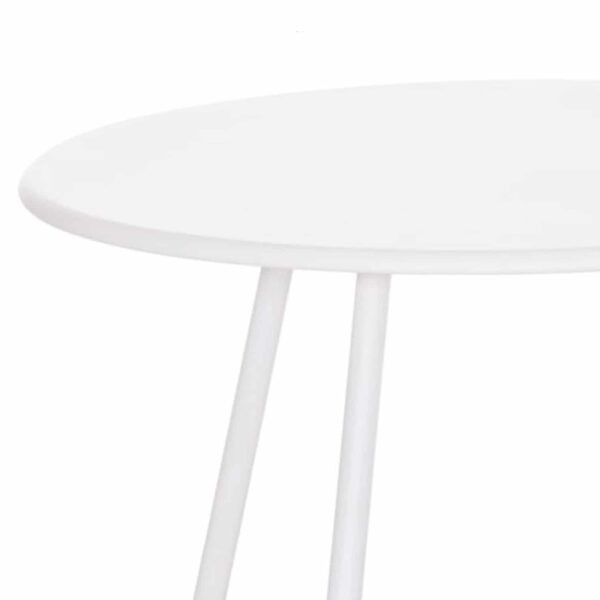 ΣΕΤ LOUNGE 3TMX ΕΞ.ΧΩΡΟΥ PONY HM21193.02 ΜΕΤΑΛΛΟ ΚΑΙ ΣΥΝΘ.RATTAN ΣΕ ΛΕΥΚΟ-ΜΑΥΡΟ - Image 4