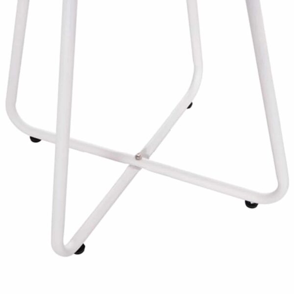 ΣΕΤ LOUNGE 3TMX ΕΞ.ΧΩΡΟΥ PONY HM21193.02 ΜΕΤΑΛΛΟ ΚΑΙ ΣΥΝΘ.RATTAN ΣΕ ΛΕΥΚΟ-ΜΑΥΡΟ - Image 5