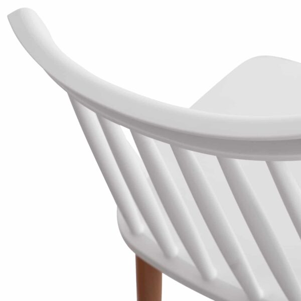 ΣΕΤ ΤΡΑΠΕΖΑΡΙΑΣ 5ΤΜΧ MINIMAL HM21172 MDF TOP ΣΕ ΛΕΥΚΟ-ΣΚΕΛΕΤΟΣ ΣΕ ΦΥΣΙΚΟ ΞΥΛΟΥ - Image 5
