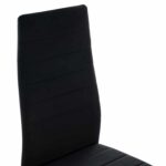 ΣΕΤ ΤΡΑΠΕΖΑΡΙΑΣ 5ΤΜΧ MINIMAL HM21173 MDF TOP ΜΑΥΡΟ-ΒΕΛΟΥΔΟ & ΜΕΤΑΛΛΟ ΜΑΥΡΟ - Image 4