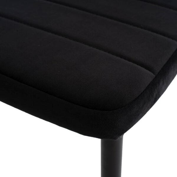 ΣΕΤ ΤΡΑΠΕΖΑΡΙΑΣ 5ΤΜΧ MINIMAL HM21173 MDF TOP ΜΑΥΡΟ-ΒΕΛΟΥΔΟ & ΜΕΤΑΛΛΟ ΜΑΥΡΟ - Image 5