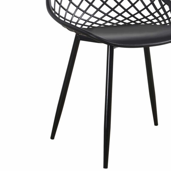 ΣΕΤ ΤΡΑΠΕΖΑΡΙΑΣ 5ΤΜΧ LIO HM21175 MDF TOP & ΠΟΛΥΠΡΟΠΥΛΕΝΙΟ ΣΕ ΜΑΥΡΟ - Image 6