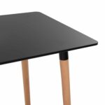ΣΕΤ ΤΡΑΠΕΖΑΡΙΑΣ 5ΤΜΧ MINIMAL HM21178 MDF TOP ΣΕ ΜΑΥΡΟ-ΣΚΕΛΕΤΟΣ ΣΕ ΦΥΣΙΚΟ ΞΥΛΟΥ - Image 6