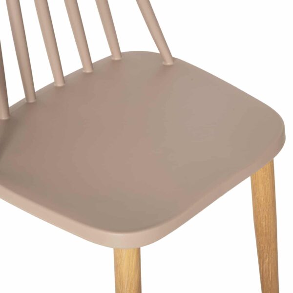 ΣΕΤ ΤΡΑΠΕΖΑΡΙΑΣ 5ΤΜΧ VANESSA HM21181 MDF TOP ΣΕ ΦΥΣΙΚΟ-ΣΚΕΛΕΤΟΣ ΣΕ ΦΥΣΙΚΟ - Image 5