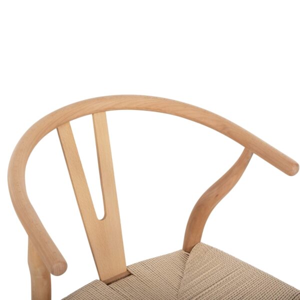ΣΕΤ ΤΡΑΠΕΖΑΡΙΑΣ 5ΤΜΧ BRAVE HM21182 MDF TOP-ΞΥΛΟ ΟΞΙΑΣ & PAPER ROPE ΣΕ ΦΥΣΙΚΟ - Image 4