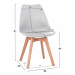 ΣΕΤ ΤΡΑΠΕΖΑΡΙΑΣ 5ΤΜΧ VEGAS HM21184 MDF TOP ΣΕ ΛΕΥΚΟ--ΠΟΔΙΑ ΟΞΙΑΣ - Image 3