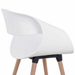 ΣΕΤ ΤΡΑΠΕΖΑΡΙΑΣ 5ΤΜΧ MAGGIE HM21186 MDF TOP & ΠΟΛΥΠΡΟΠΥΛΕΝΙΟ ΣΕ ΛΕΥΚΟ ΧΡΩΜΑ - Image 5
