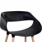 ΣΕΤ ΤΡΑΠΕΖΑΡΙΑΣ 5ΤΜΧ MAGGIE HM21187 MDF TOP & ΠΟΛΥΠΡΟΠΥΛΕΝΙΟ ΣΕ ΜΑΥΡΟ ΧΡΩΜΑ - Image 4