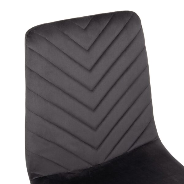 ΣΕΤ ΤΡΑΠΕΖΑΡΙΑΣ 5ΤΜΧ LATRELL HM21192 ΤΡΑΠΕΖΙ ΚΕΡΑΜΙΚΟ TOP-ΒΕΛΟΥΔΟ ΓΚΡΙ ΚΑΡΕΚΛΕΣ - Image 4