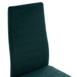 ΣΕΤ ΤΡΑΠΕΖΑΡΙΑΣ 5ΤΜΧ LADY HM21199.03 ΓΥΑΛΙ--ΜΕΤΑΛΛΟ ΣΕ ΜΑΥΡΟ & ΒΕΛΟΥΔΟ ΚΥΠΑΡΙΣΣΙ - Image 6