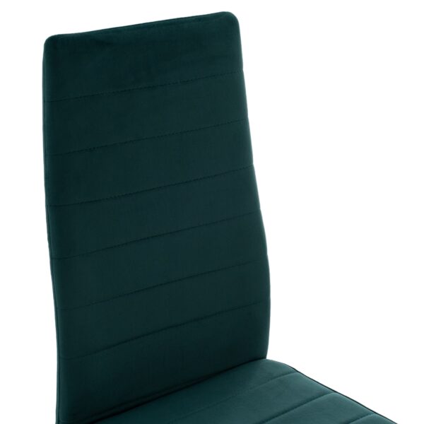 ΣΕΤ ΤΡΑΠΕΖΑΡΙΑΣ 5ΤΜΧ LADY HM21199.03 ΓΥΑΛΙ--ΜΕΤΑΛΛΟ ΣΕ ΜΑΥΡΟ & ΒΕΛΟΥΔΟ ΚΥΠΑΡΙΣΣΙ - Image 6