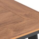 ΣΕΤ ΤΡΑΠΕΖΑΡΙΑΣ TABER HM21197 ΤΡΑΠΕΖΙ & 4 ΠΟΛΥΘΡΟΝΕΣ-ΑΛΟΥΜΙΝΙΟ & POLYWOOD-ΑΝΘΡΑΚΙ - Image 5