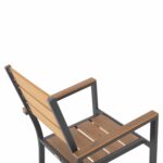 ΣΕΤ ΤΡΑΠΕΖΑΡΙΑΣ TABER HM21197 ΤΡΑΠΕΖΙ & 4 ΠΟΛΥΘΡΟΝΕΣ-ΑΛΟΥΜΙΝΙΟ & POLYWOOD-ΑΝΘΡΑΚΙ - Image 6