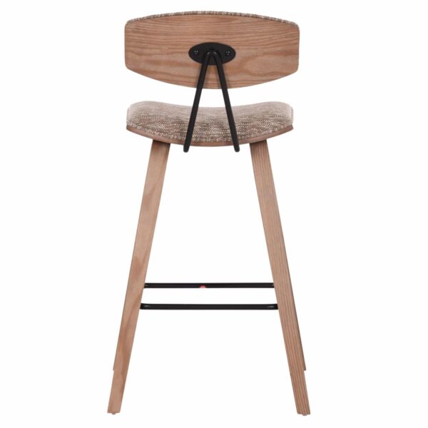 ΣΚΑΜΠΟ ΜΠΑΡ ΜΕΣ.ΥΨΟΥΣ INOVER HM9984.01 PLYWOOD ΣΕ WHITEWASH-ΚΑΦΕ ΥΦΑΣΜΑ 50x48x90Υεκ. - Image 6