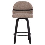 ΣΚΑΜΠΟ ΜΠΑΡ ΠΕΡΙΣΤΡΕΦΟΜΕΝΟ DEKKER HM18250.02 PLYWOOD ΜΑΥΡΟ--ΥΦΑΣΜΑ ΚΑΦΕ 48x54x96Υεκ. - Image 3