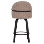 ΣΚΑΜΠΟ ΜΠΑΡ ΠΕΡΙΣΤΡΕΦΟΜΕΝΟ DEKKER HM18250.02 PLYWOOD ΜΑΥΡΟ--ΥΦΑΣΜΑ ΚΑΦΕ 48x54x96Υεκ. - Image 6